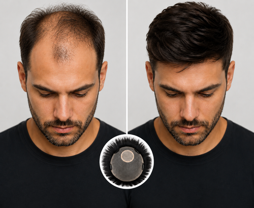 Follicore™ – Prothèse Capillaire Invisible (✓ Résultat naturel en moins de 2 minutes)